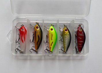 Воблер Кренк Crankbait 4г 50мм набір 5 шт 21086/1 фото